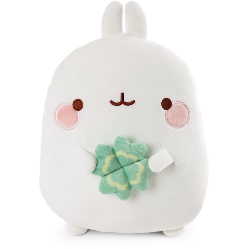 Nici Plush Molang Pillow With Clover (Molang) 30X23cm NIC48879 4012390488791