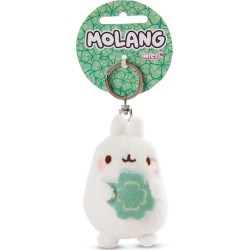Nici Molang Plush Keychain With Clover Leaf (Molang) 8Cm NIC48870 4012390488708