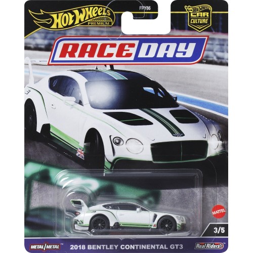 Mattel Hot Wheels Car Culture Race Day 2018 Bentley Continental GT3 FPY86 / HRV93 194735186761
