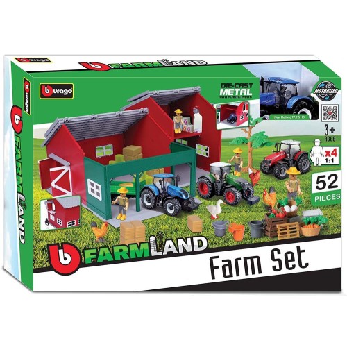 Bburago Farmland Φάρμα Με Τρακτέρ (New Holland T7.315HD) 18/31684 4893993316847