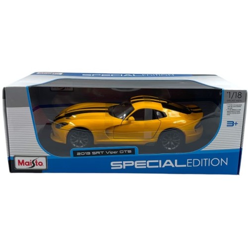 Maisto Special Edition 1:18 Dodge Viper 2013 Yellow 31128 090159064787