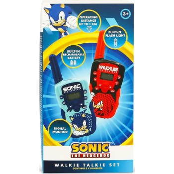 otl technologies Sh1212 Sonic The Hedgehog Ασύρματο Επαναφορτιζόμενο Σετ Walkie Talkie  5055371628495