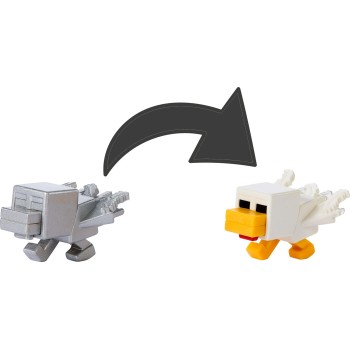 Mattel Mini Φιγούρες Εξορηξης Mc Swift Chicken Minecraft Παιδική Φιγούρα Παιχνιδιού HTK99 / JCD03 194735268580