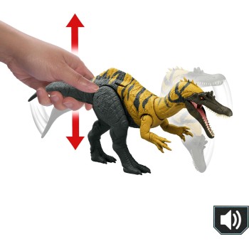 Mattel Δεινόσαυρος Με Κινούμενα Μέλη/Επίθεση Jurassic World Wild Roar Ceratosuch Jurassic World Παιδική Φιγούρα Παιχνιδιού HLP14