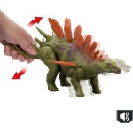 Mattel Δεινόσαυρος Με Κινούμενα Μέλη/Επίθεση Jurassic World Wild Roar Kentrosaur Jurassic World Παιδική Φιγούρα Παιχνιδιού HLP14