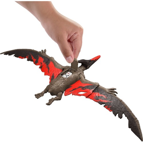 Mattel Δεινόσαυρος Με Κινούμενα Μέλη/Επίθεση Jurassic World Wild Roar Pteranodon Jurassic World Παιδική Φιγούρα Παιχνιδιού HLP14