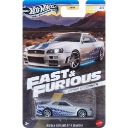 Mattel Hot Wheels Hw Αυτοκινητάκια Hw Nissan Skyline Gt Fast And Furious Όχημα Παιχνίδι HNR88 / JBY31 194735266692