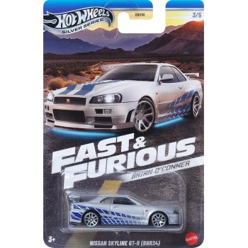 Mattel Hot Wheels Fast & Furious Jby31 Toy Vehicle Nissan Skyline Gt HNR88 / JBY31 194735266692