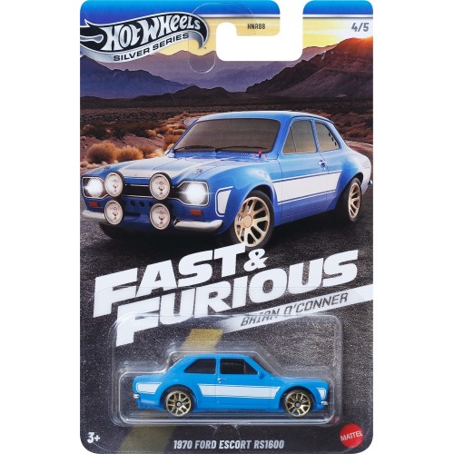 Mattel Hot Wheels Fast & Furious Jby32 Toy Vehicle Ford Escort Rs1600 HNR88 / JBY32 194735266593