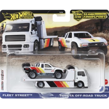 Mattel Hot Wheels Car Culture: Team Transport Fleet Street & Toyota Off-Road Truck FLF56 / HRV39 194735186273