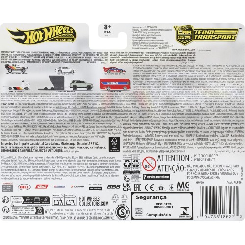 Mattel Hot Wheels Hw Premium - Νταλίκα Με Αυτοκινητάκι Fleet Street & Toyota Off-Road Truck FLF56 / HRV39 194735186273