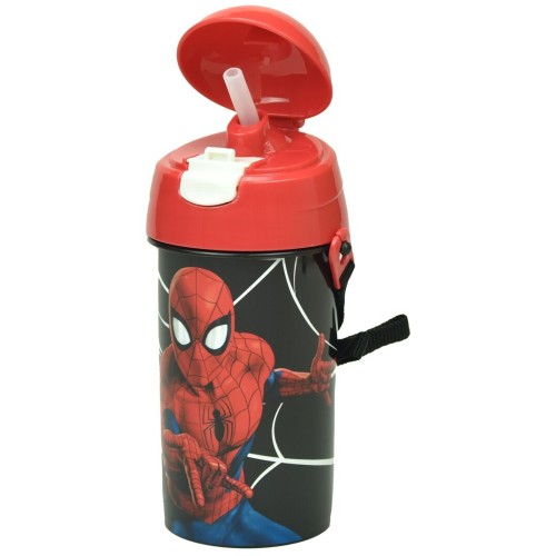 GIM  Παγούρι Fd 500Ml Spiderman Black City 557-12209 5204549158313