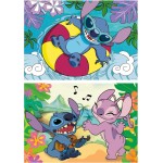 EDUCA Disney Stitch | Set Of 2 Puzzles For Children With 100 Pieces. Dimensions: 40 X 28 Cm. Recommended For Children From 6 Y 0