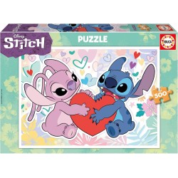 Educa - Disney Stitch | Παζλ 500 Τεμαχίων Για Ενήλικες. Διαστάσεις: 48 X 34 Cm 019.911 8412668199118