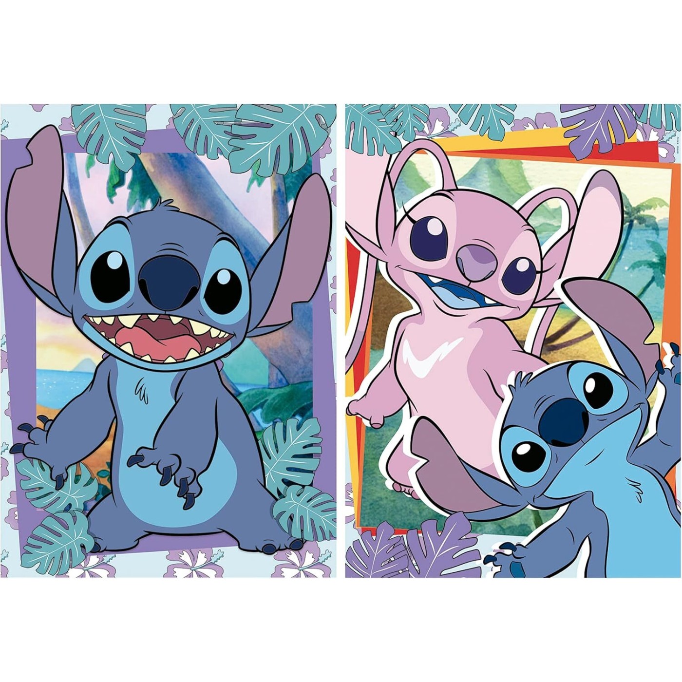 Educa - Puzzle set 2x500 pieces puzzle | Disney Stitch. For children ...