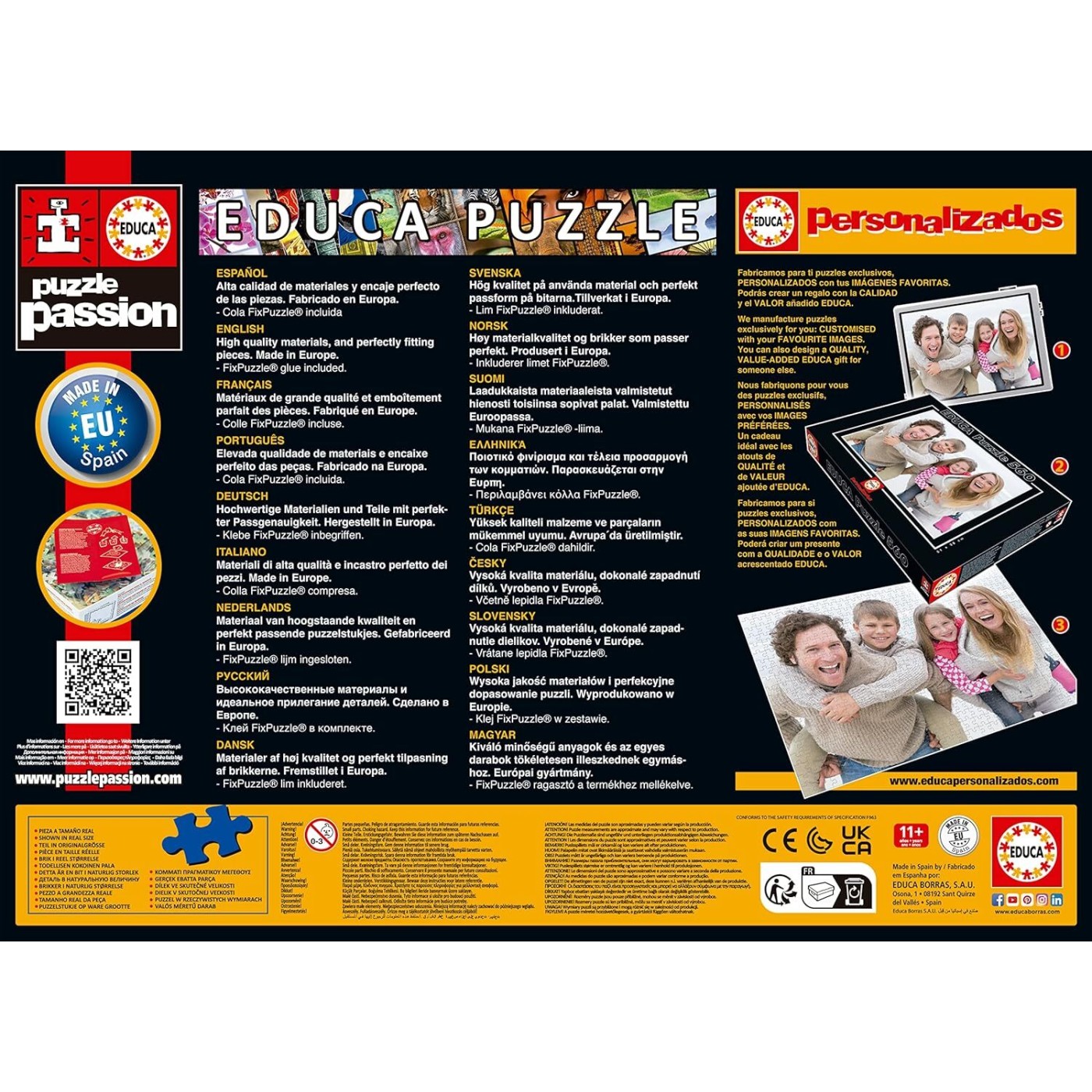 Educa - Puzzle set 2x500 pieces puzzle | Disney Stitch. For children ...
