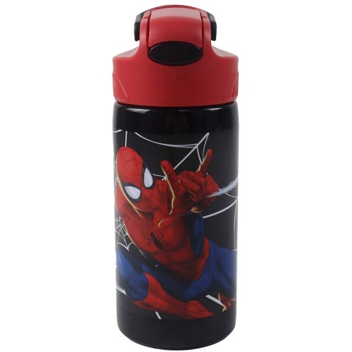 GIM Ανοξείδωτο Παγούρι 500Ml Spiderman Black City 557-12245 5204549158337
