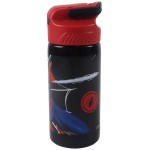 GIM  Water Bottle Stainless Steel 500Ml Spiderman Black City 557-12245 5204549158337