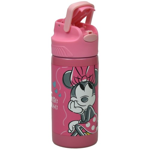GIM Disney Minnie Mouse  Water Bottle Stainless Steel 500Ml Minnie Mode 553-04245 5204549158276