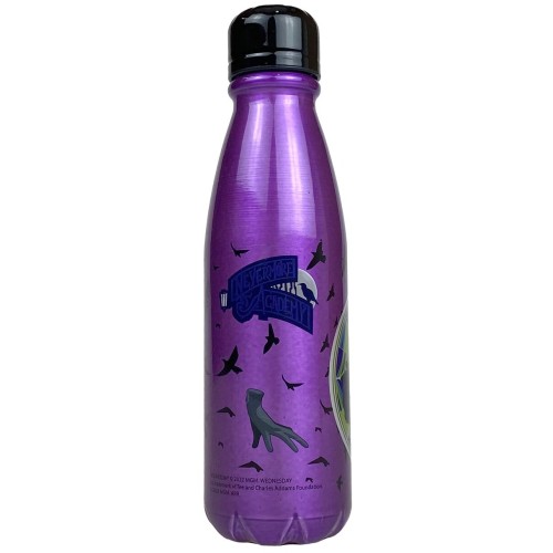 Stor Aluminum Bottle 600ml Wednesday 530-76940 8412497769407
