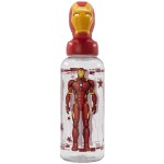 Stor Marvel Avengers 3D Water Bottle 560ml Avengers Invincible Force Iron Man 530-74853 8412497748532