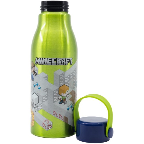 Stor Aluminum Bottle With Handle 760ml Minecraft Isometric 530-40461 8412497404612