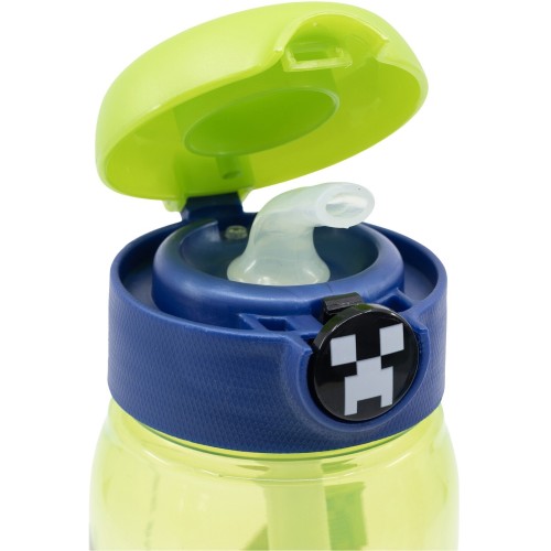 Stor Push Up Water Bottle 510Ml Minecraft Isometric 530-40442 8412497404421