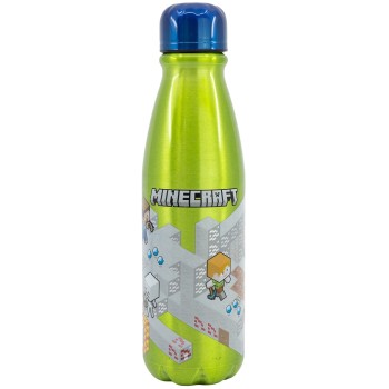Stor Aluminum Bottle 600Ml Minecraft Isometric 530-40440 8412497404407