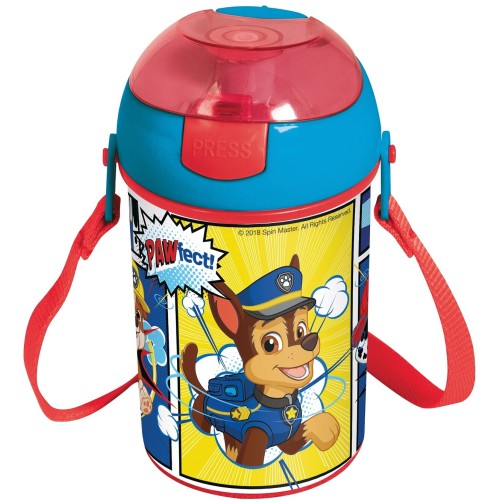 Stor Pop Up Water Bottle 450Ml Paw Patrol Comic 530-18969 8412497189694
