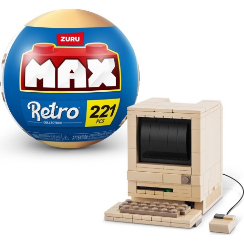 ZURU παιχνιδι μινιατουρα max build retro σειρα 1 τεμαχιο για 3+ 31109 4894680036611