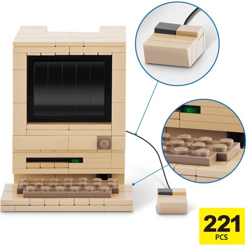 ZURU Miniature Game max Build Retro Series 1 Piece for 3+ 31109 4894680036611