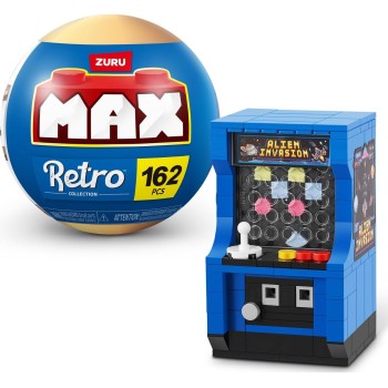 ZURU Miniature Game max Build Retro Series 1 Piece for 3+ 31109 4894680036611