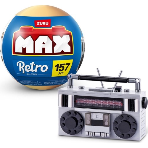 ZURU παιχνιδι μινιατουρα max build retro σειρα 1 τεμαχιο για 3+ 31109 4894680036611