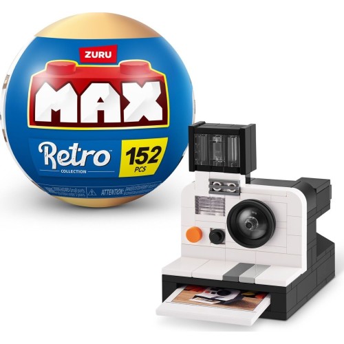 ZURU Miniature Game max Build Retro Series 1 Piece for 3+ 31109 4894680036611