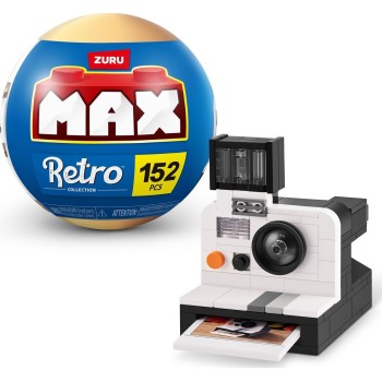 ZURU Miniature Game max Build Retro Series 1 Piece for 3+ 31109 4894680036611