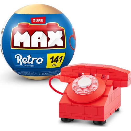 ZURU Miniature Game max Build Retro Series 1 Piece for 3+ 31109 4894680036611