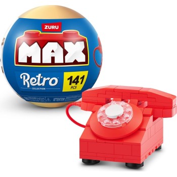 ZURU παιχνιδι μινιατουρα max build retro σειρα 1 τεμαχιο για 3+ 31109 4894680036611