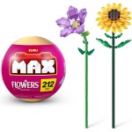 ZURU Miniature toy max Build Garden Long Flowers Series 1 Piece for 3+ 31113 4894680036604
