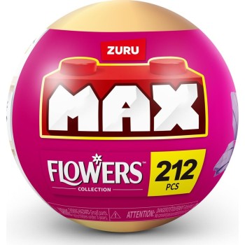 ZURU Miniature toy max Build Garden Long Flowers Series 1 Piece for 3+ 31113 4894680036604