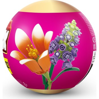 ZURU Miniature toy max Build Garden Long Flowers Series 1 Piece for 3+ 31113 4894680036604