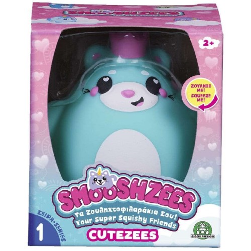 Giochi Preziosi Smooshzees Cutezees Ζουληχτοφιλαράκι Φιγούρα 9Εκ. Σειρά 1 - 1 Τμχ ΜΗ004000 8056379183006