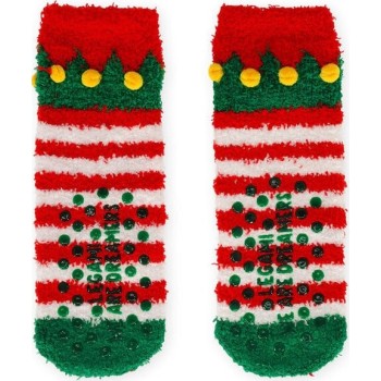 Legami Non-Slip Socks - Its A Match! Elf Adult CSXS0003 8052694020873