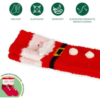 Legami Non-Slip Socks - Its A Match! Santa Claus - Adult CSXS0001 8052694020859