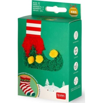 Legami Non-Slip Socks - Its A Match! Elf - Kid KCSXS0003 8052694020811