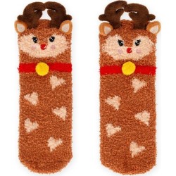 Legami Non-Slip Socks - Its A Match! Reindeer - Kid KCSXS0002 8052694020804