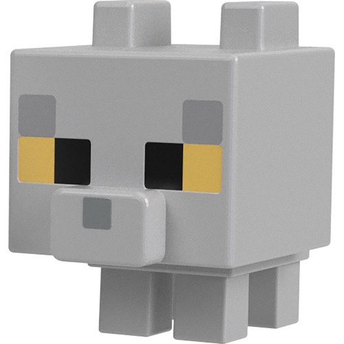 Mattel Minecraft MOB Head Minis British Shorthair Cat HDV64 / HTL62 194735193486