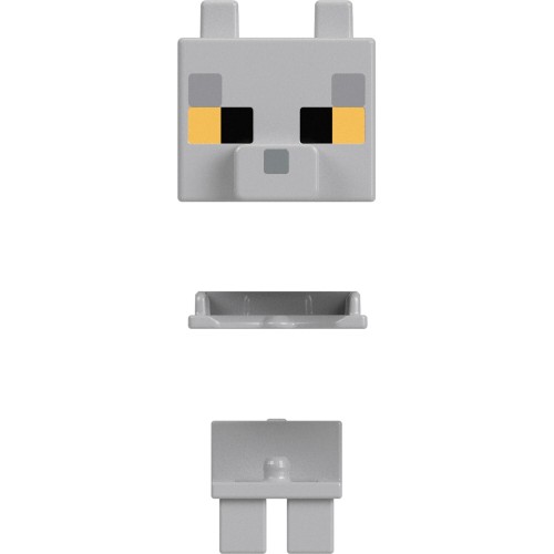 Mattel Minecraft MOB Head Minis British Shorthair Cat HDV64 / HTL62 194735193486