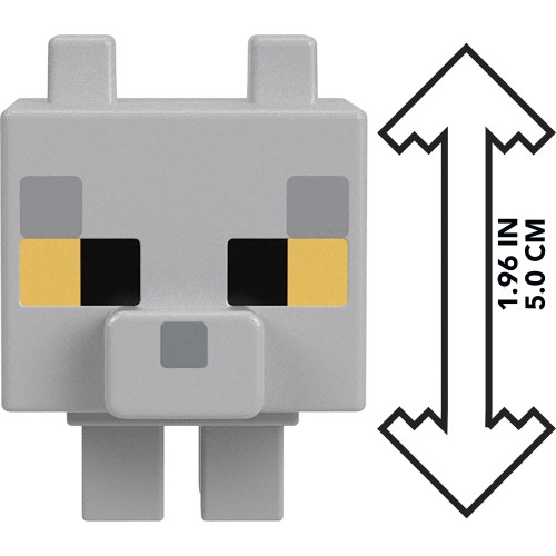 Mattel Head Μίνι Φιγούρες Minecraft Mob Head Minis British Sh Minecraft Παιδική Φιγούρα Παιχνιδιού HDV64 / HTL62 194735193486