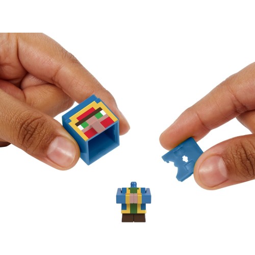 Mattel Head Μίνι Φιγούρες Minecraft Mob Head Minis Wandering Minecraft Παιδική Φιγούρα Παιχνιδιού HDV64 / HWR55 194735219223