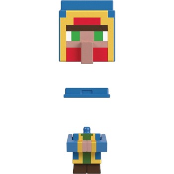 Mattel Head Μίνι Φιγούρες Minecraft Mob Head Minis Wandering Minecraft Παιδική Φιγούρα Παιχνιδιού HDV64 / HWR55 194735219223